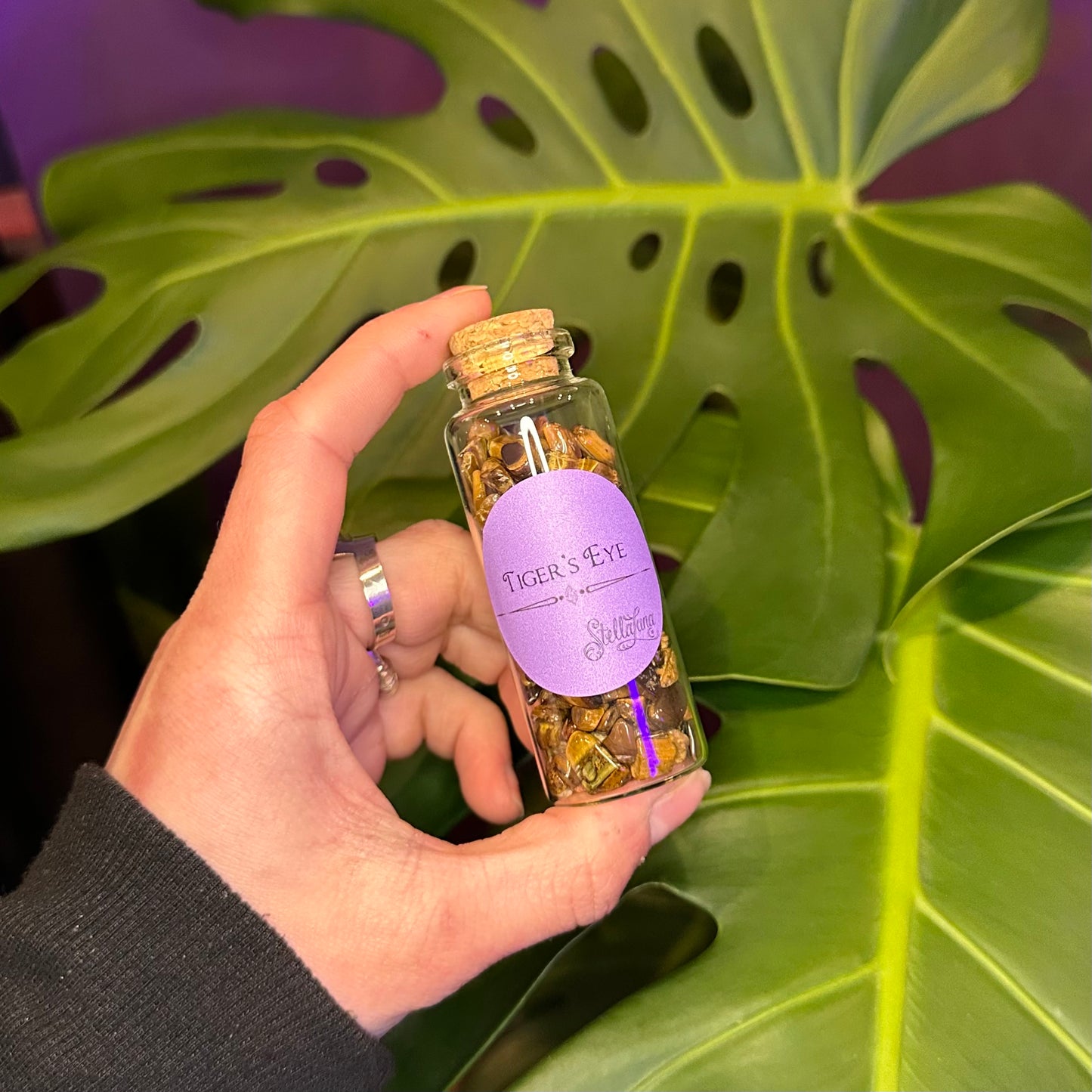 Tiger Eye Crystal Chips