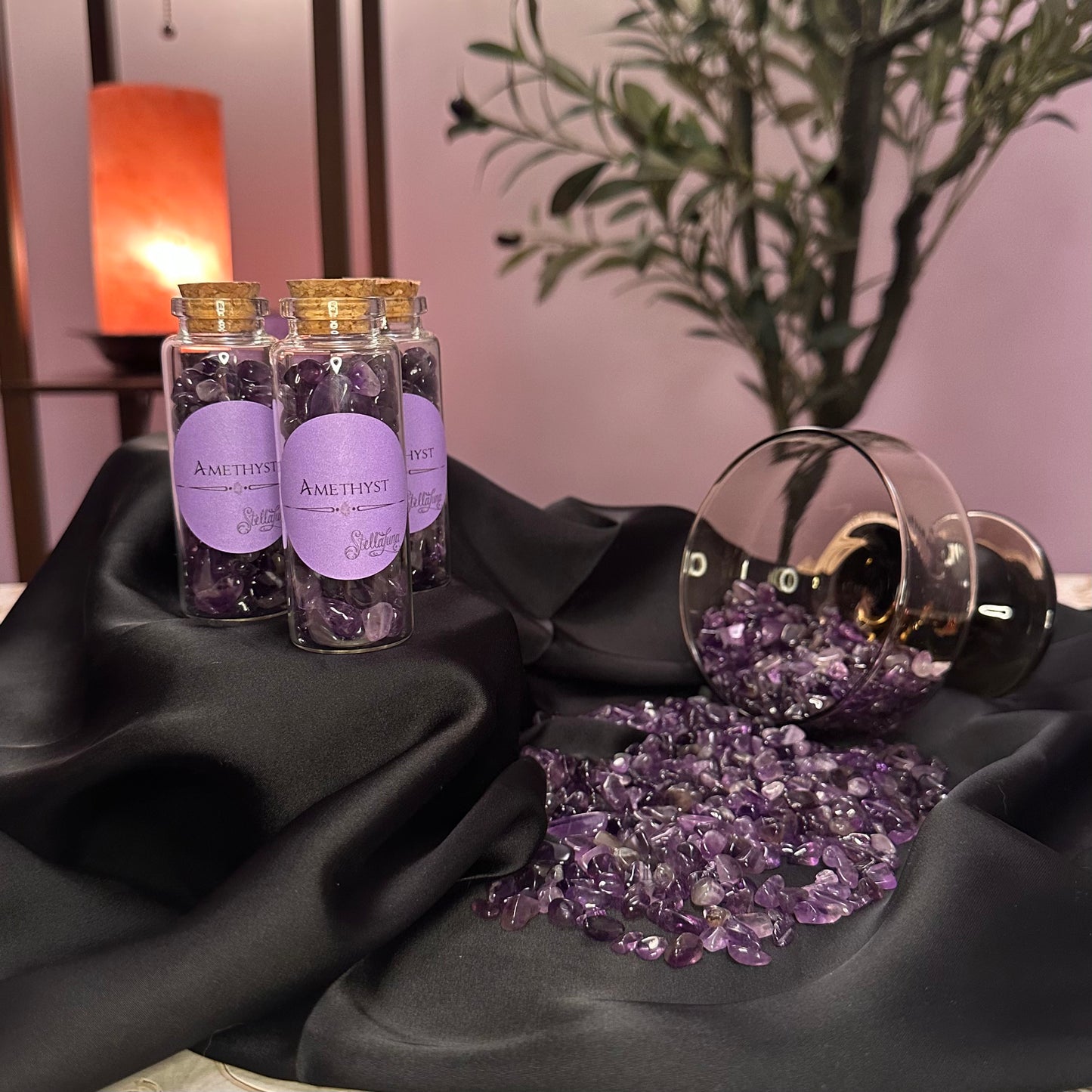 Amethyst Crystal Chips