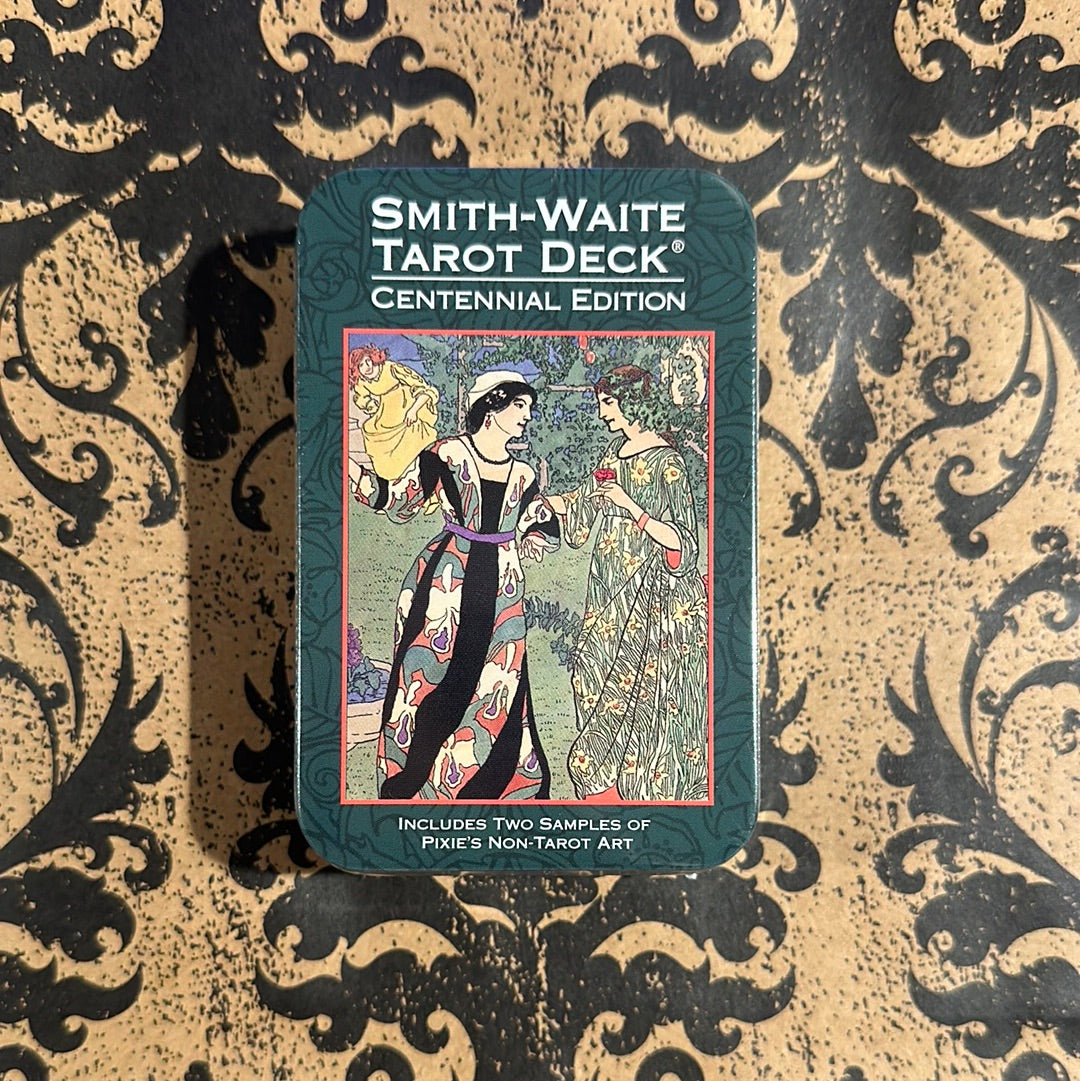 Smith Waite Tarot Deck in a Tin