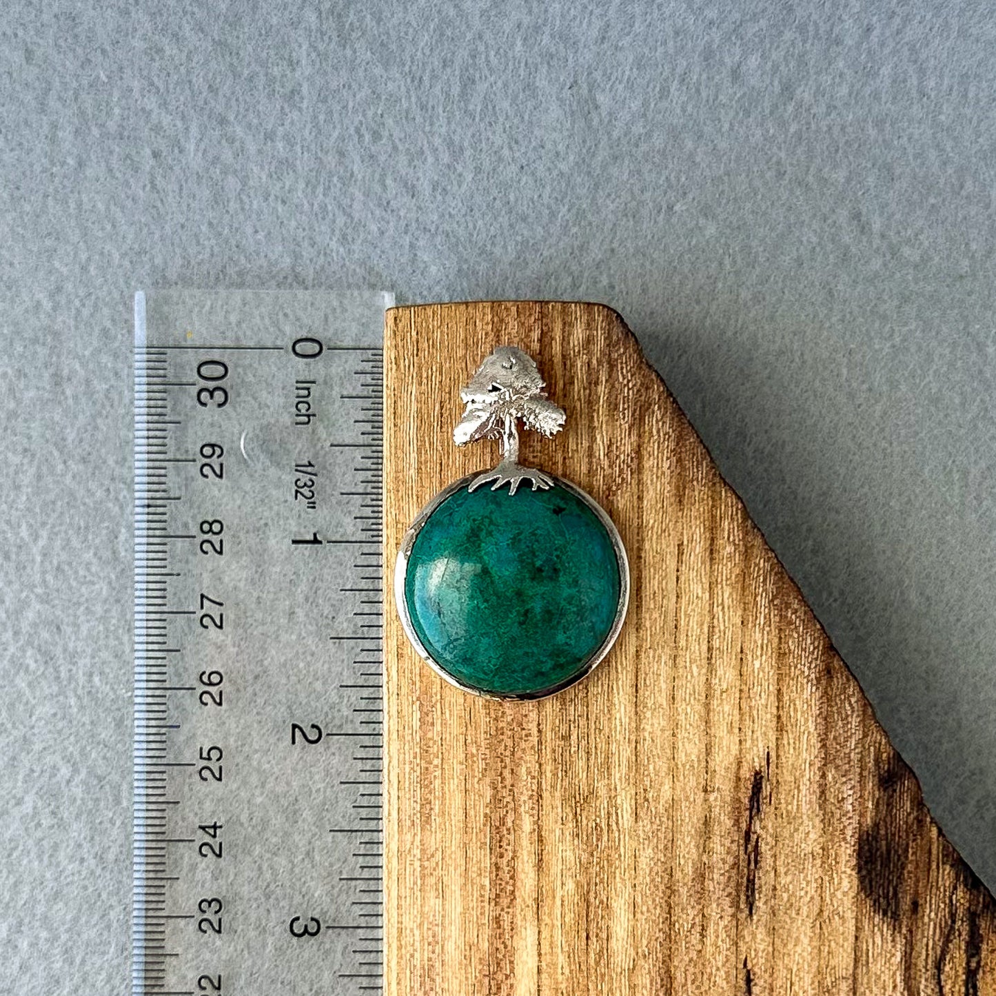 Chrysocolla with Tree Bail Pendant