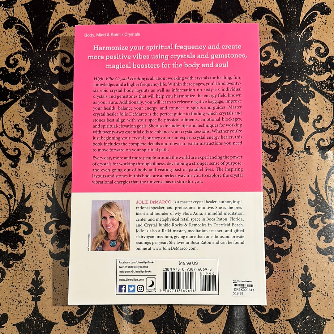 High-Vibe Crystal Healing Book