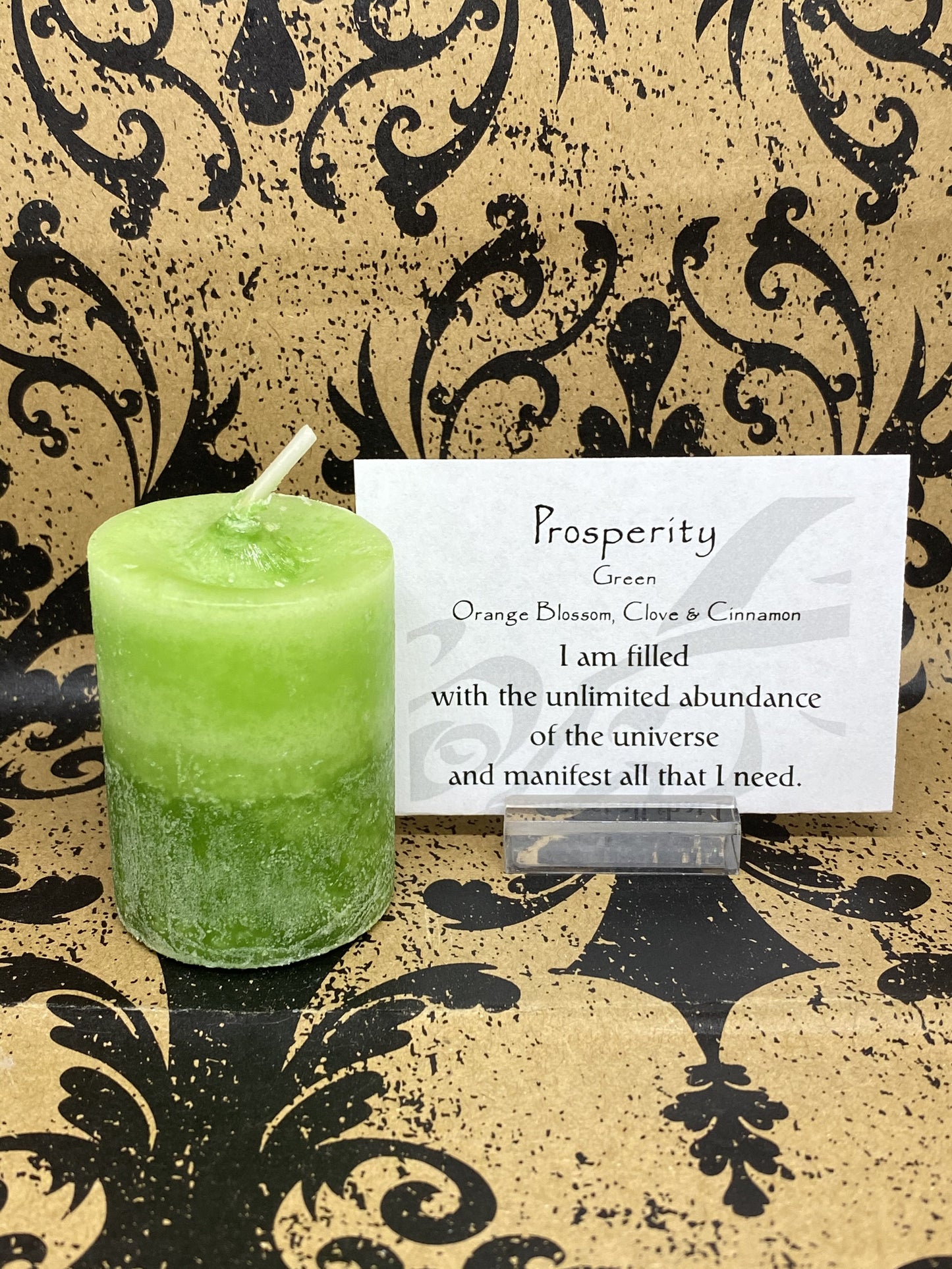 Blessed Herbal Power Votive - Prosperity