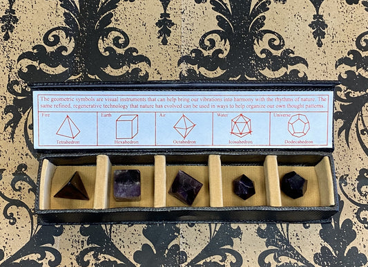 Sacred Geometry Set Amethyst