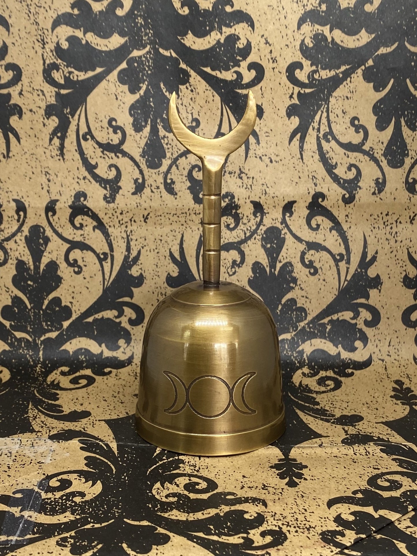 Brass Bell Triple Goddess