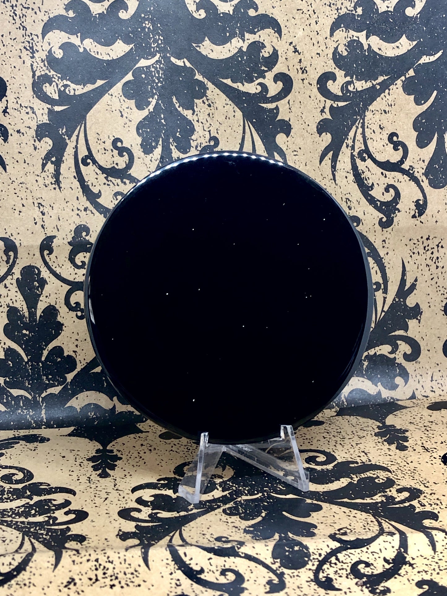 Obsidian Scrying Mirror