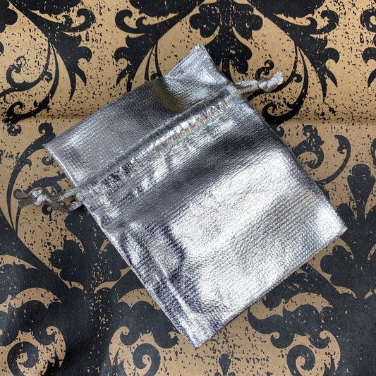 Metallic Silver Bag