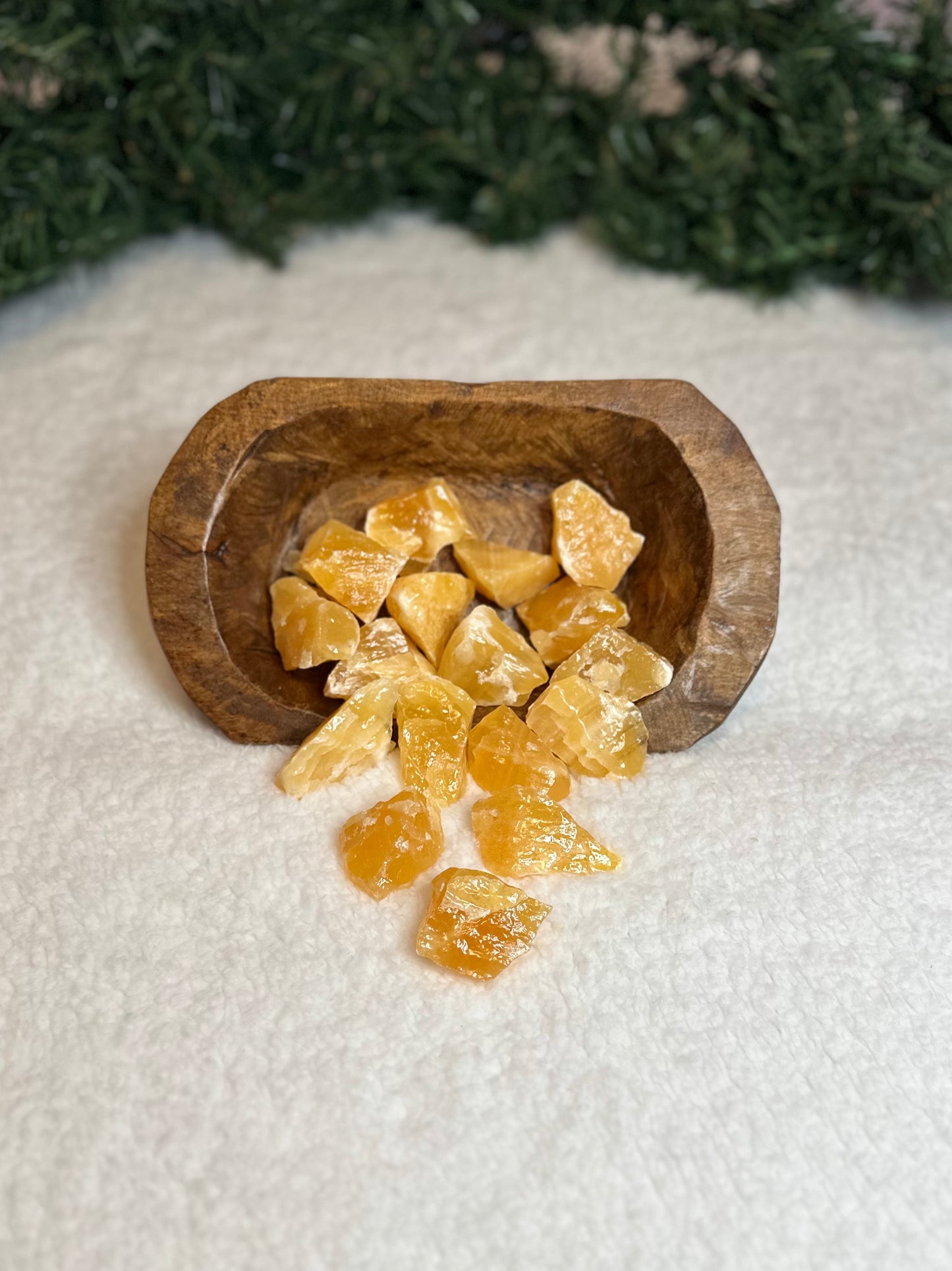Golden Calcite Large Raw Chunk