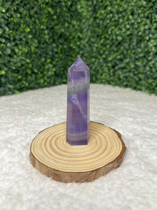 Pastel Purple Fluorite Tower