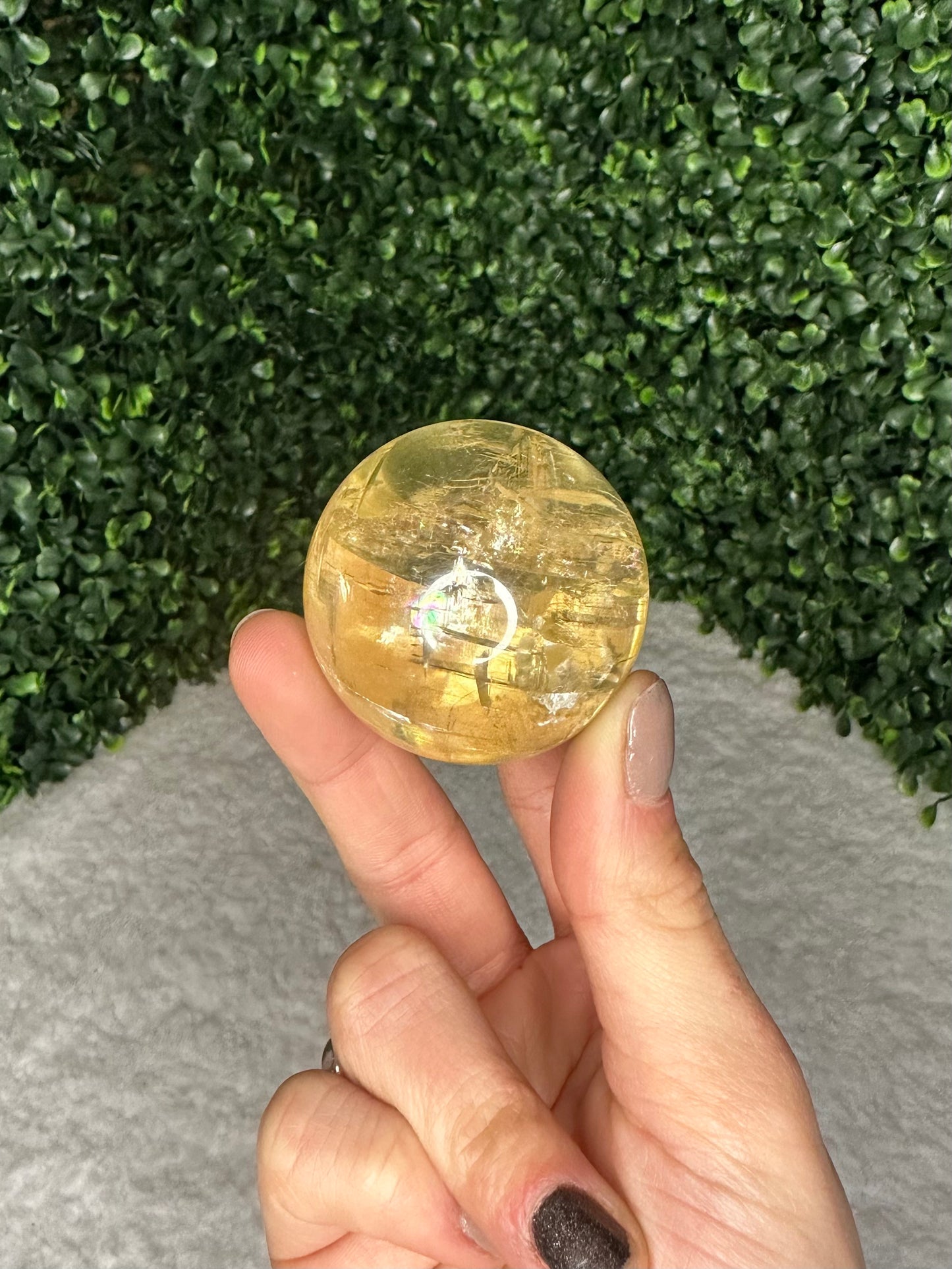 Yellow Calcite Sphere