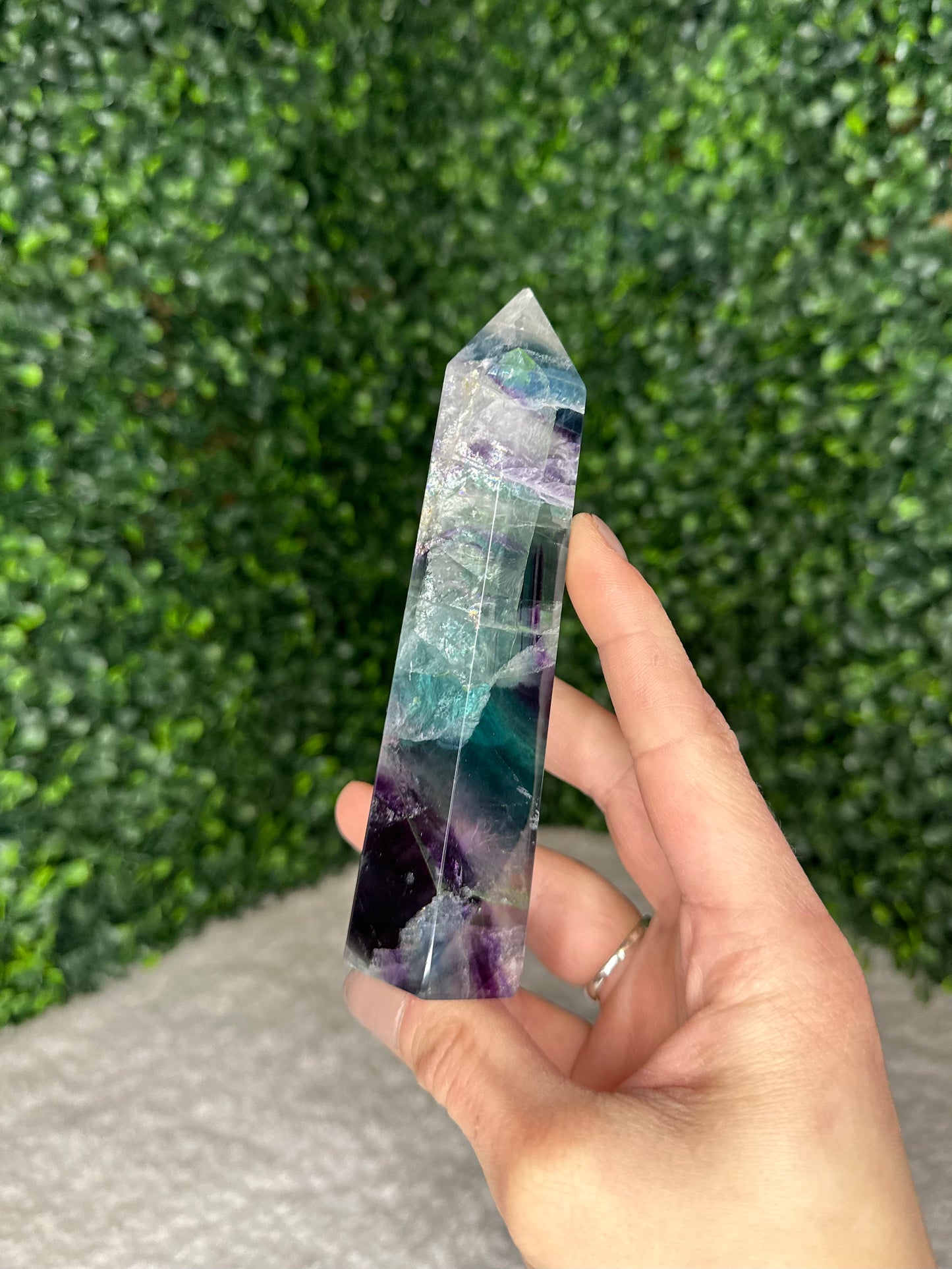 Rainbow Fluorite Tower
