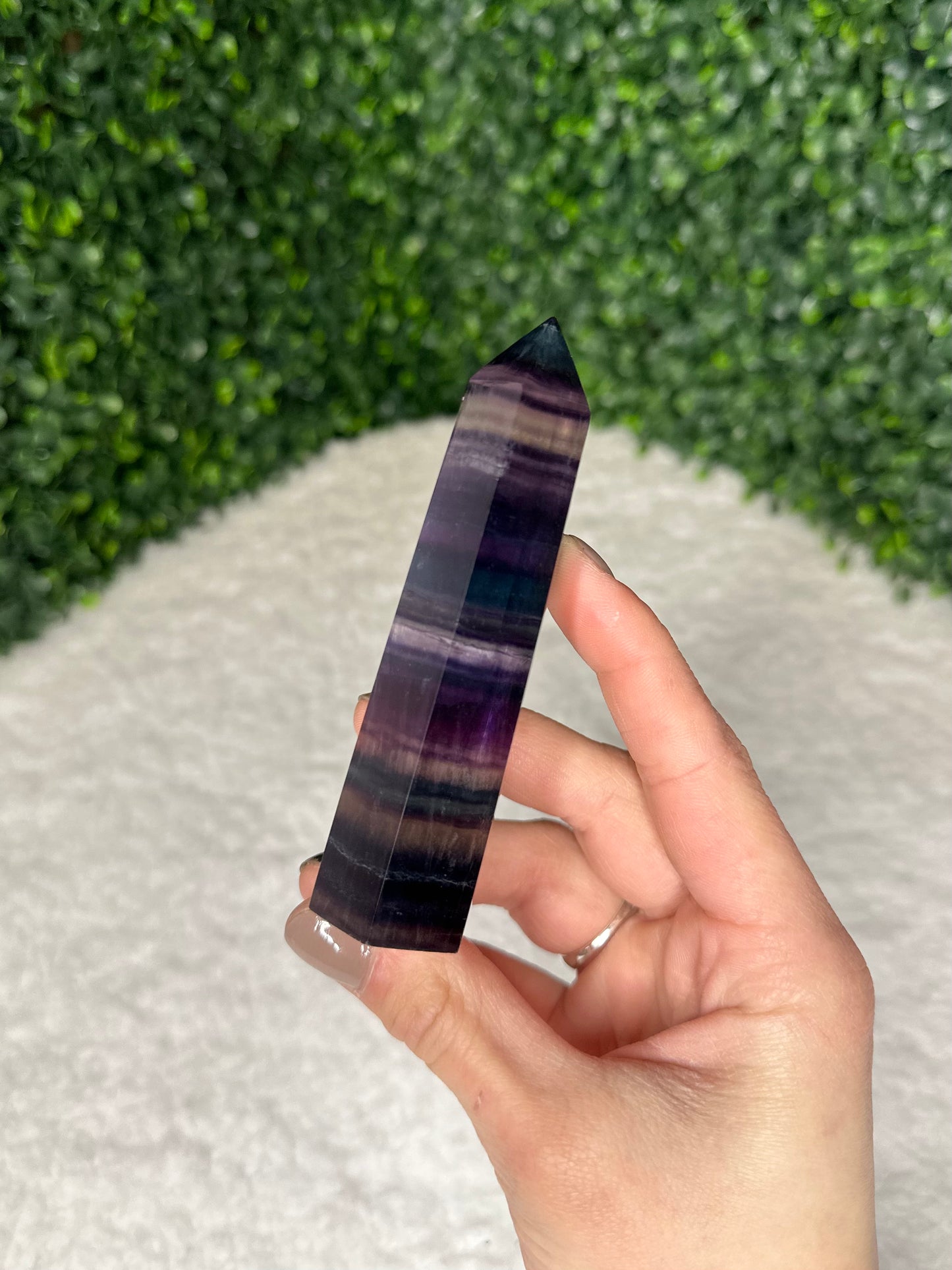 Dark Rainbow Fluorite