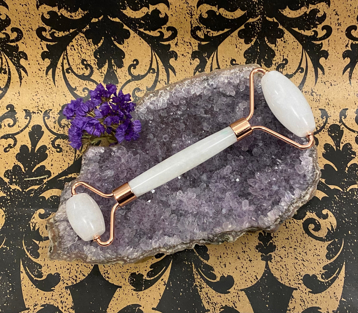 Facial Roller Snowy Quartz