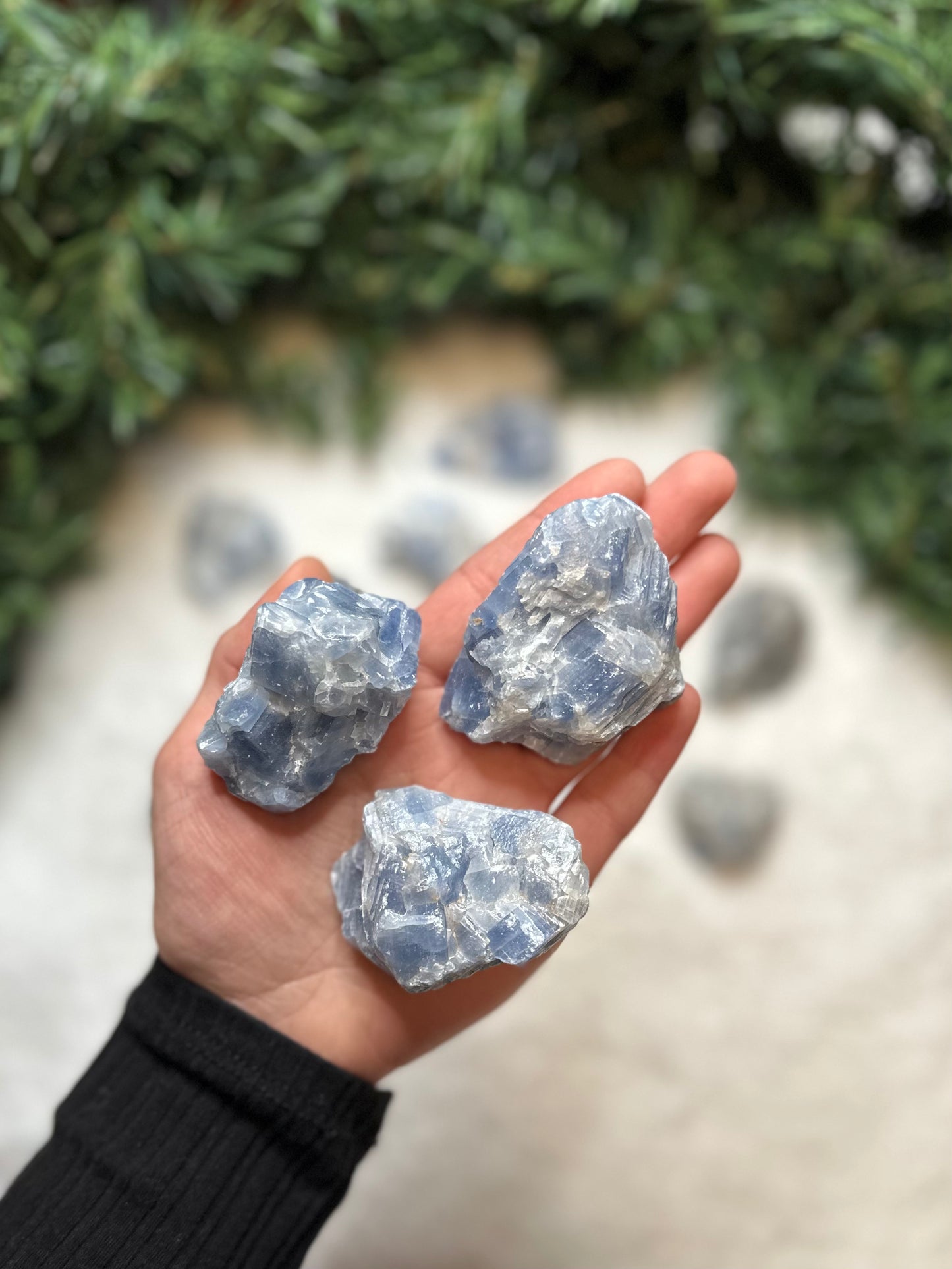 Blue Calcite Large Raw Chunk