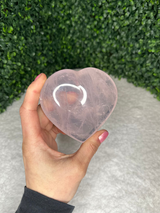 Rose Quartz Heart