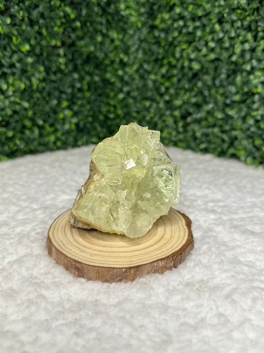 Raw Green Fluorite Specimen
