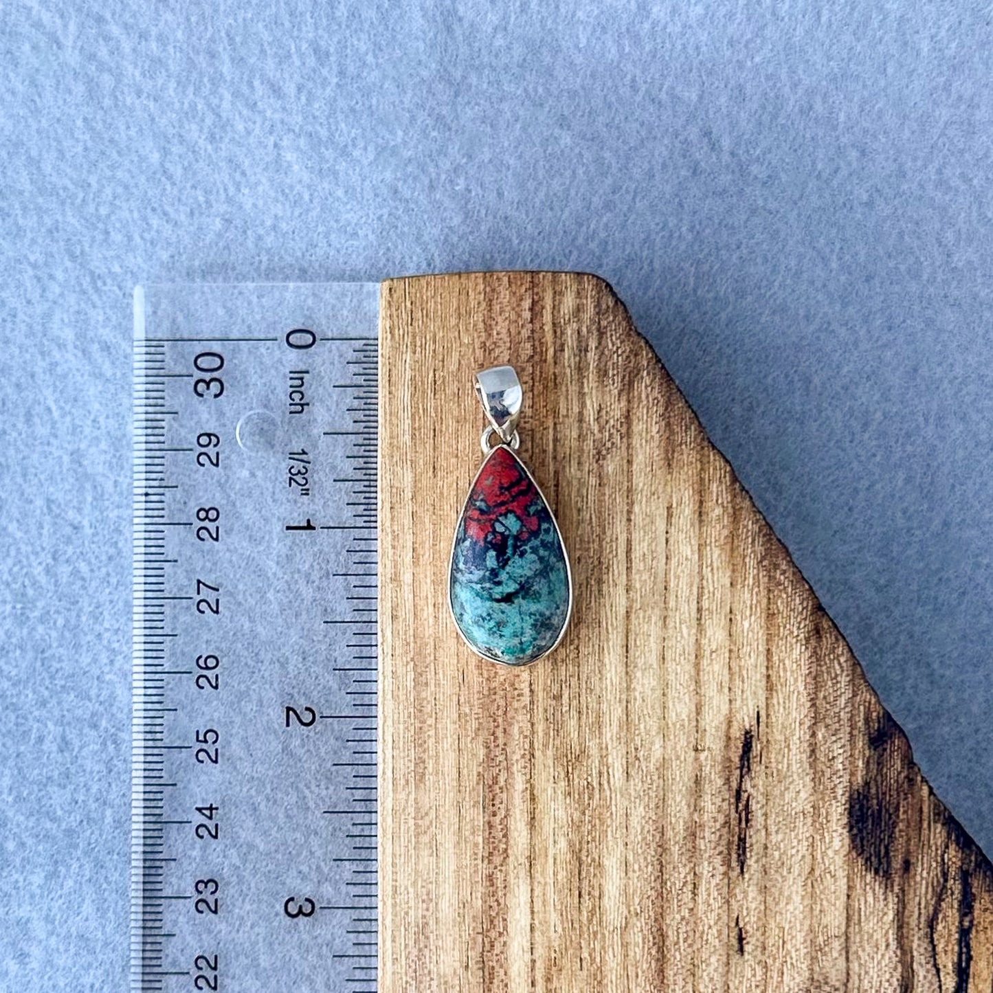 Cuprite Teardrop Pendant