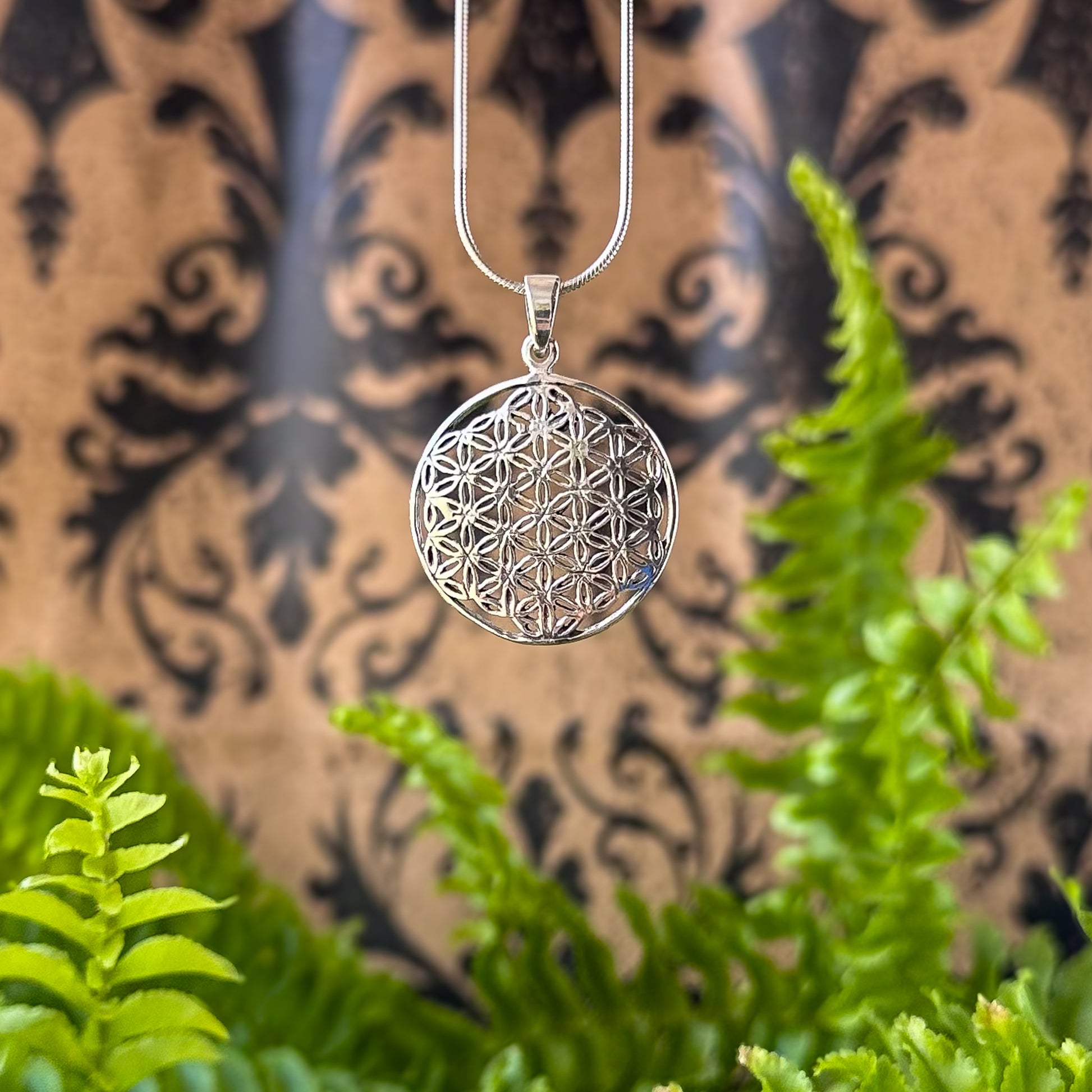 Flower of Life Sterling Silver Pendant