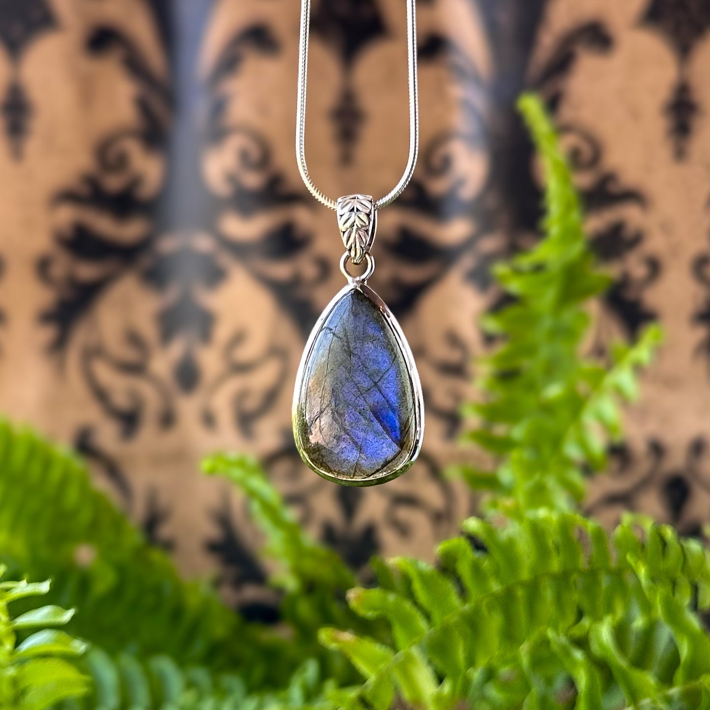 Labradorite Teardrop Pendant