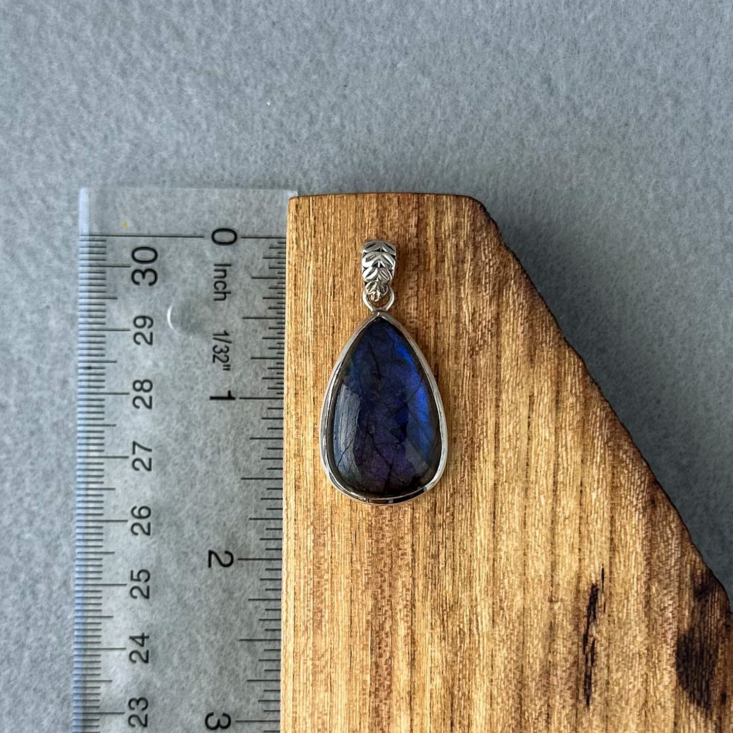 Labradorite Teardrop Pendant