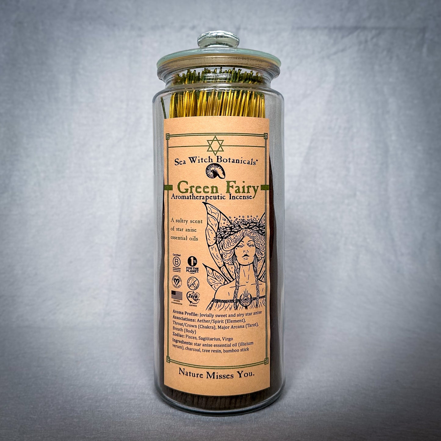 Green Fairy Sea Witch Botanical Incense
