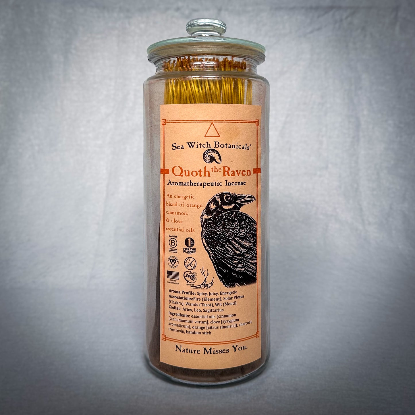 Quoth the Raven Sea Witch Botanical Incense