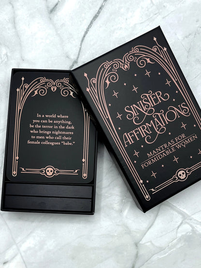 Sinister Affirmations Deck