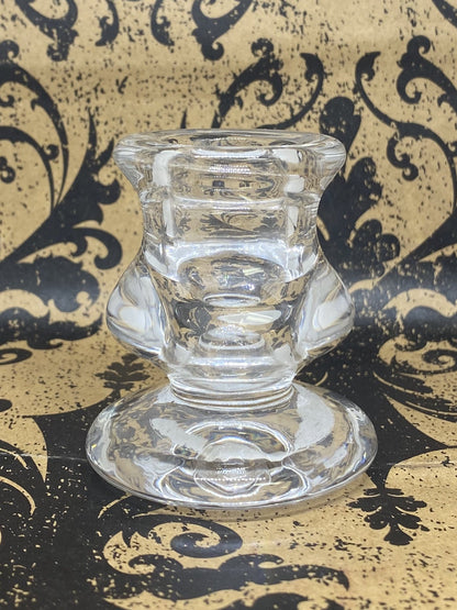 Clear Glass Taper Holder