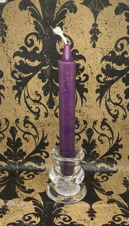 Clear Glass Taper Holder