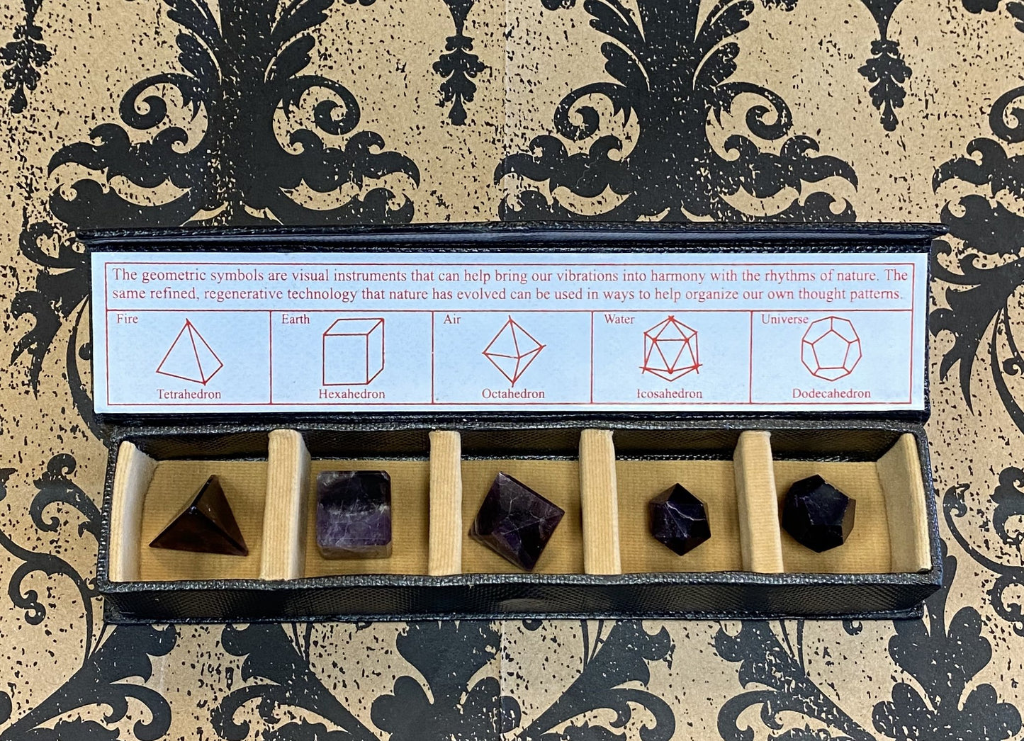 Sacred Geometry Set Amethyst