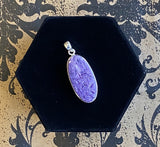 Pendant Sterling Silver Charoite