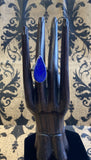 Ring Sterling Silver Lapis Lazuli Tear