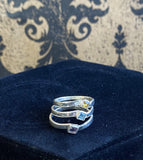 Ring Sterling Silver Triple Stack