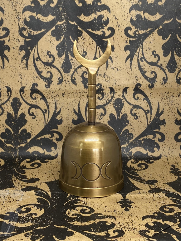 Brass Bell Triple Goddess
