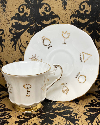 Fortune Telling Teacup Red Rose 1 of 3