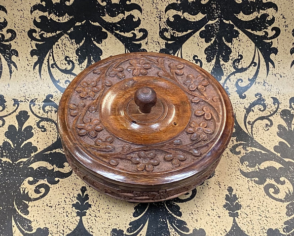 Carved Wooden Bowl
