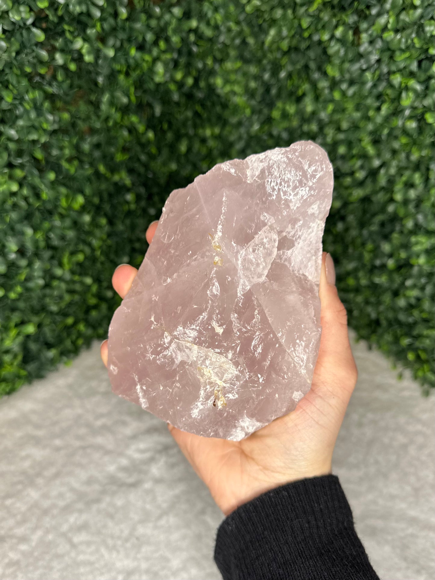 Rose Quartz Half Polished Freeform A