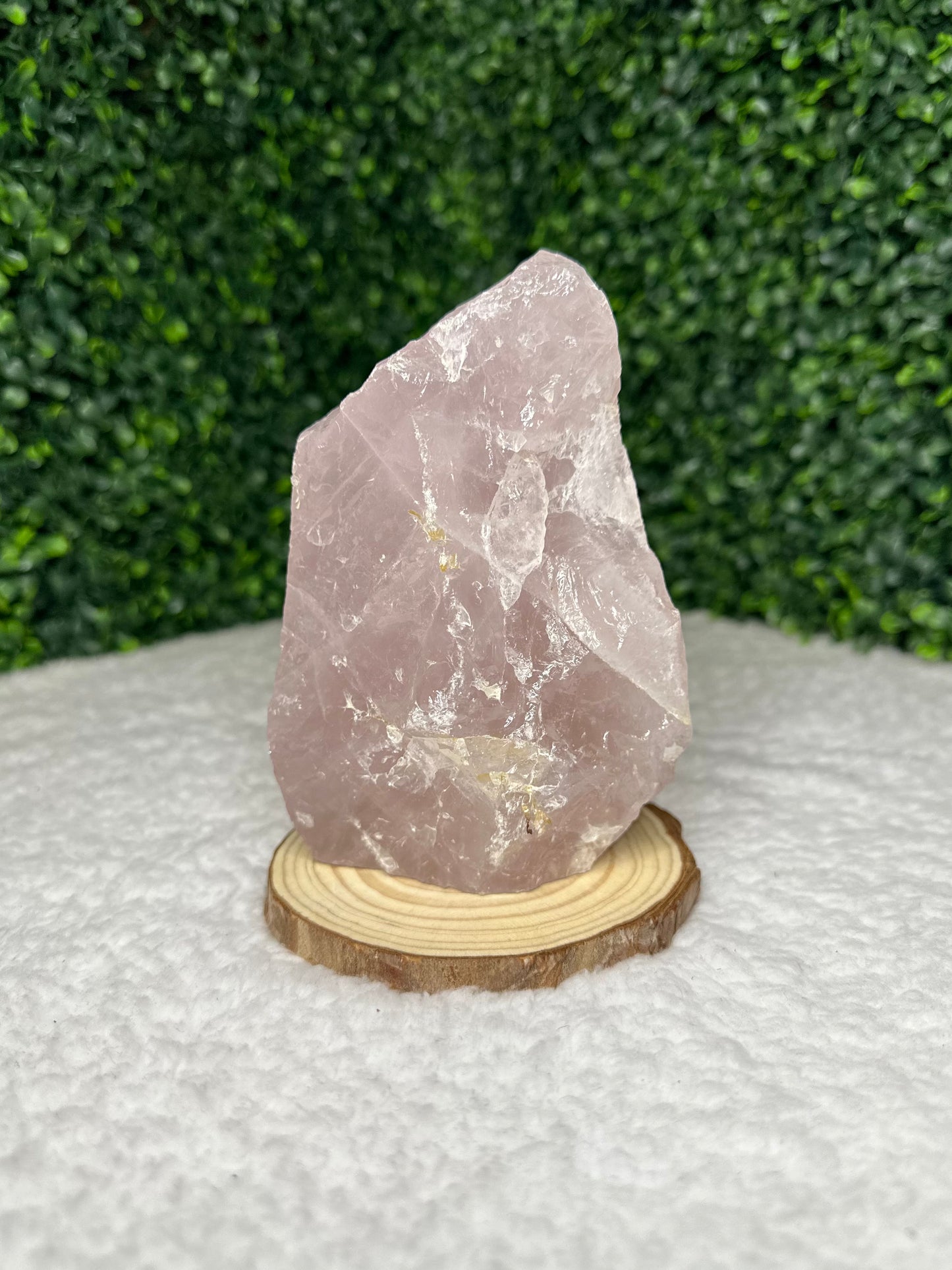 Rose Quartz Half Polished Freeform A