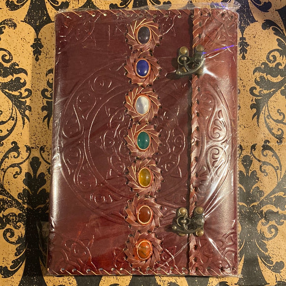 Chakra Leather Journal