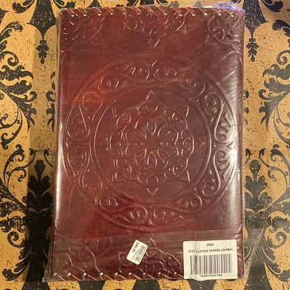 Chakra Leather Journal