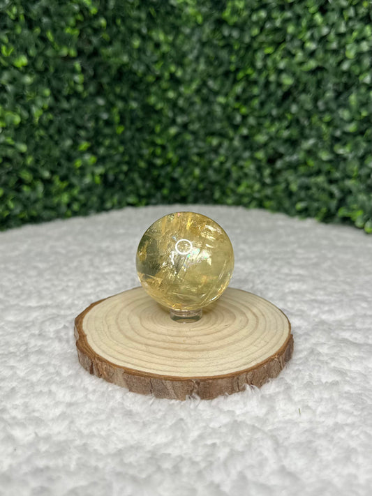 Yellow Calcite Sphere